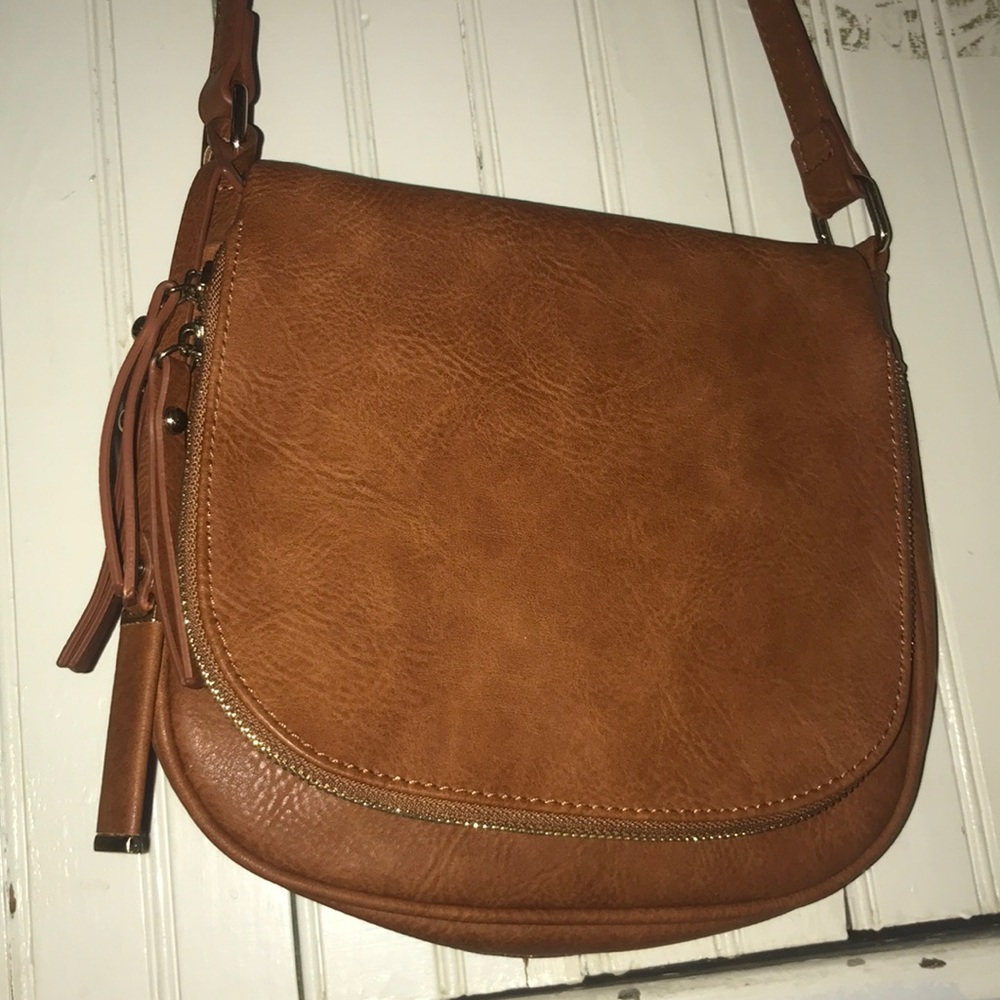 Brown cross body